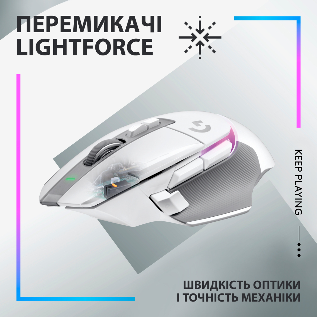 Мишка Logitech G502 X Plus Wireless White (910-006171) - зображення 2
