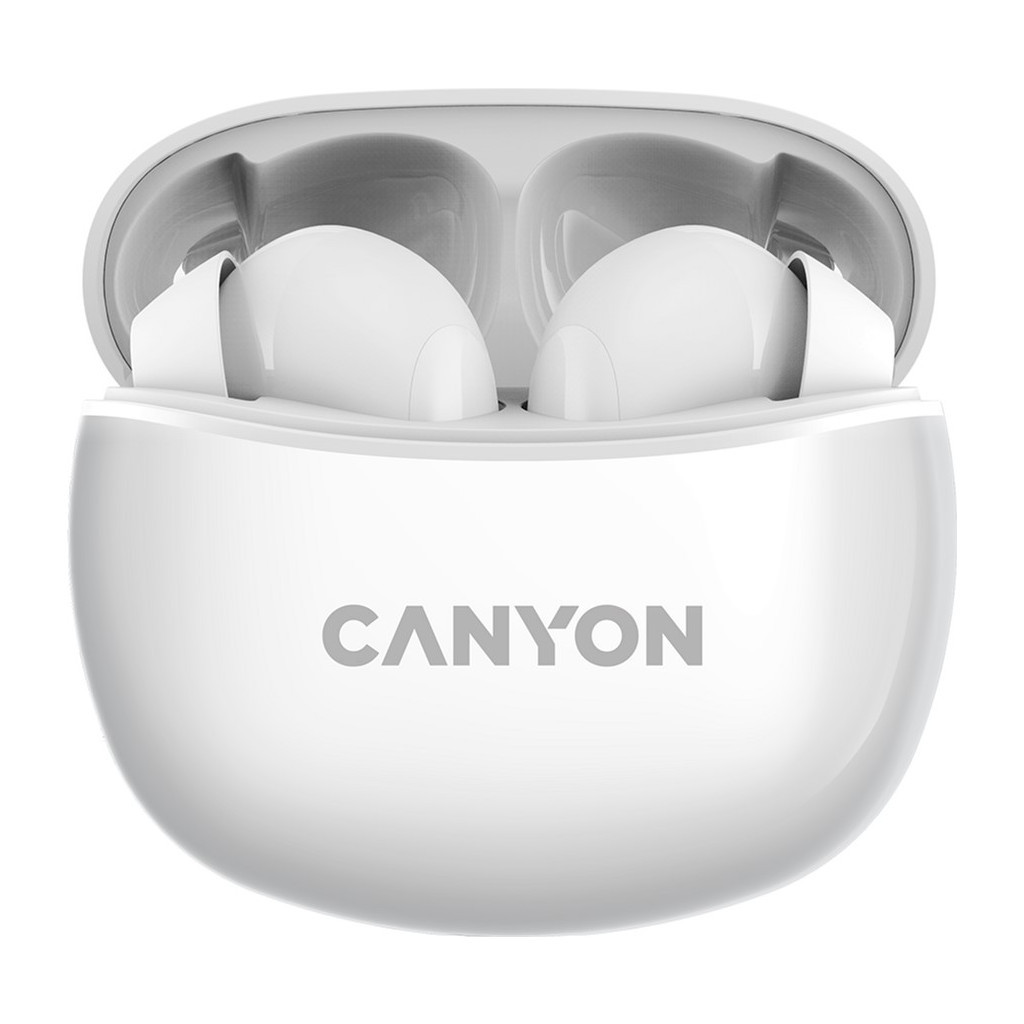 Навушники Canyon TWS-5 White (CNS-TWS5W) - зображення 1