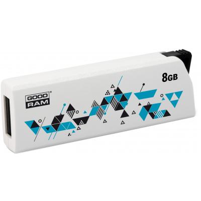 USB флеш накопичувач Goodram 8GB Cl!ck White USB 2.0 (UCL2-0080W0R11) - зображення 3