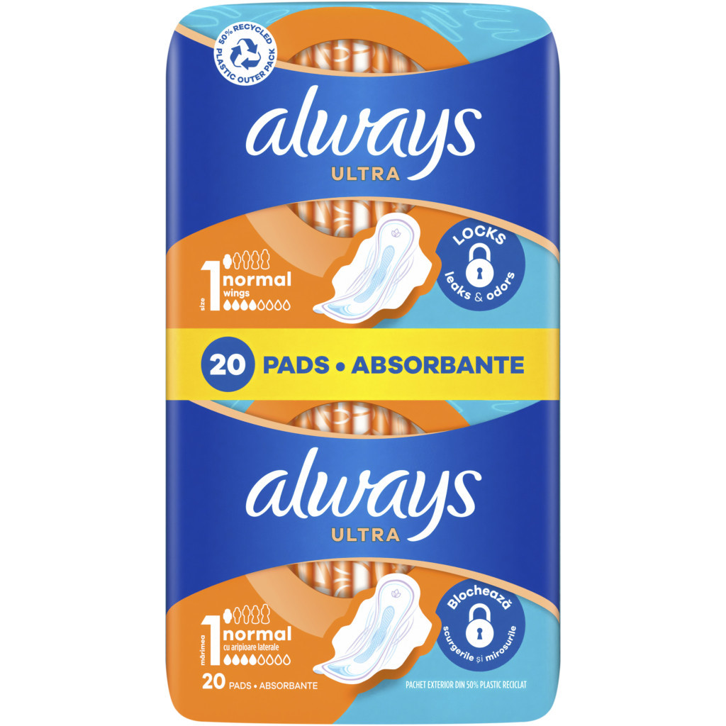 Гігієнічні прокладки Always Ultra Normal (Розмір 1) 20 шт. (8006540995839) - зображення 2