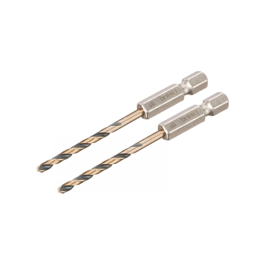 Свердло DeWALT по металу EXTREME IMPACT Black&Gold, HSS-G, 3 х 72 х 25,5 мм, 2 шт. (DT20602) - зображення 2