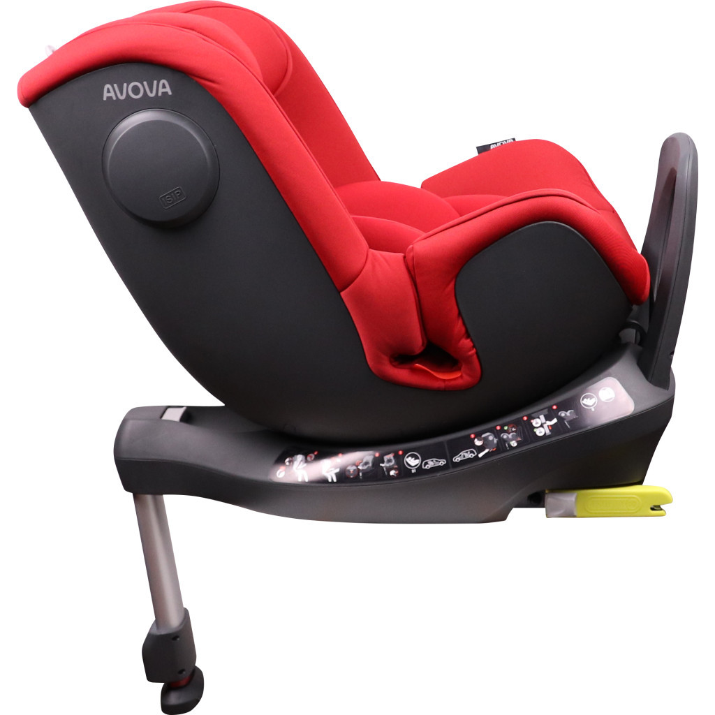Автокрісло Avova Swan-Fix 0-25 кг Maple Red (4260621466104) - зображення 4