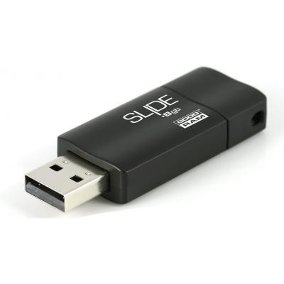 USB флеш накопичувач Goodram 16GB SLIDE Blue USB 2.0 (PD16GH2GRSLBR10) - зображення 3
