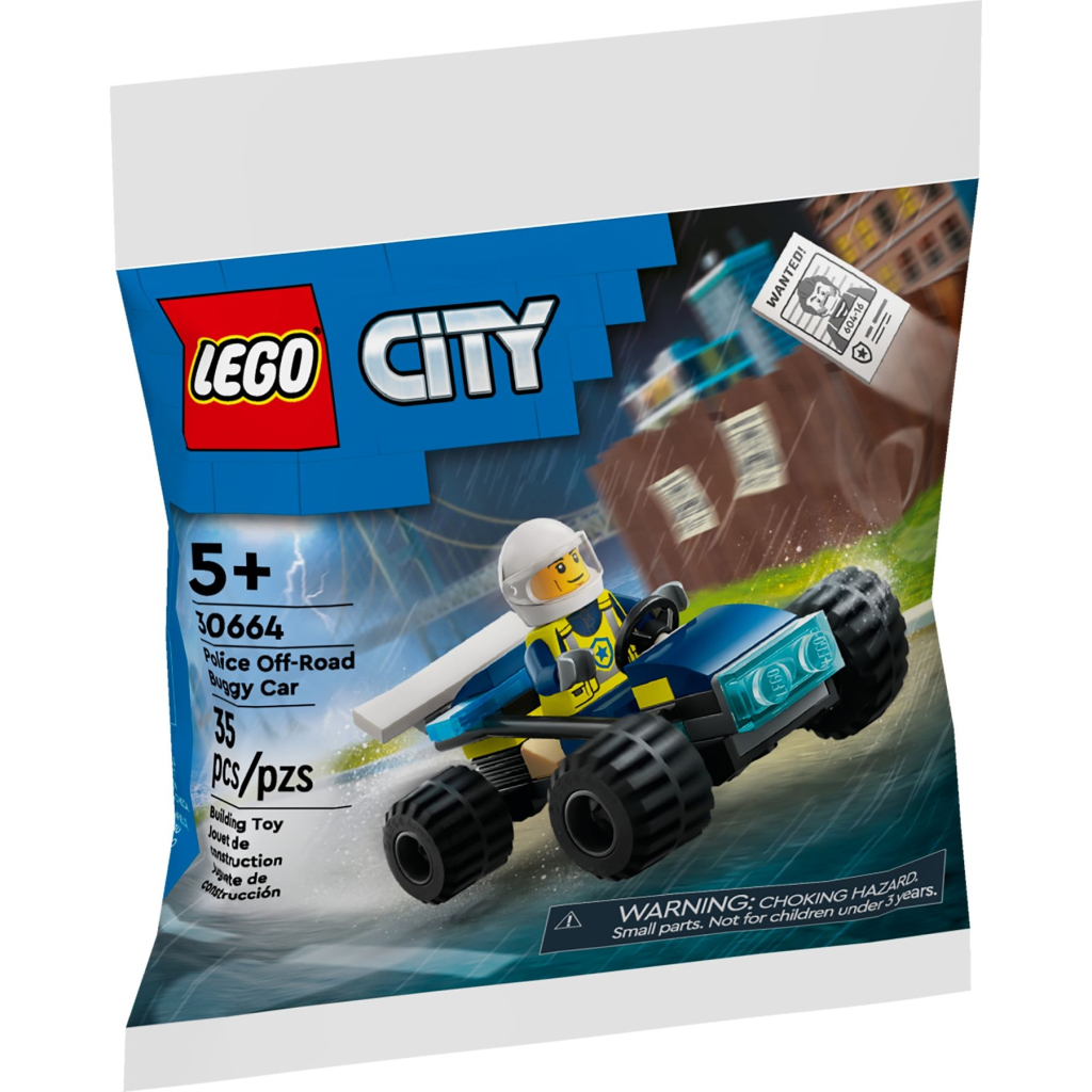 Конструктор LEGO City Поліцейський багі для бездоріжжя (30664) - зображення 1