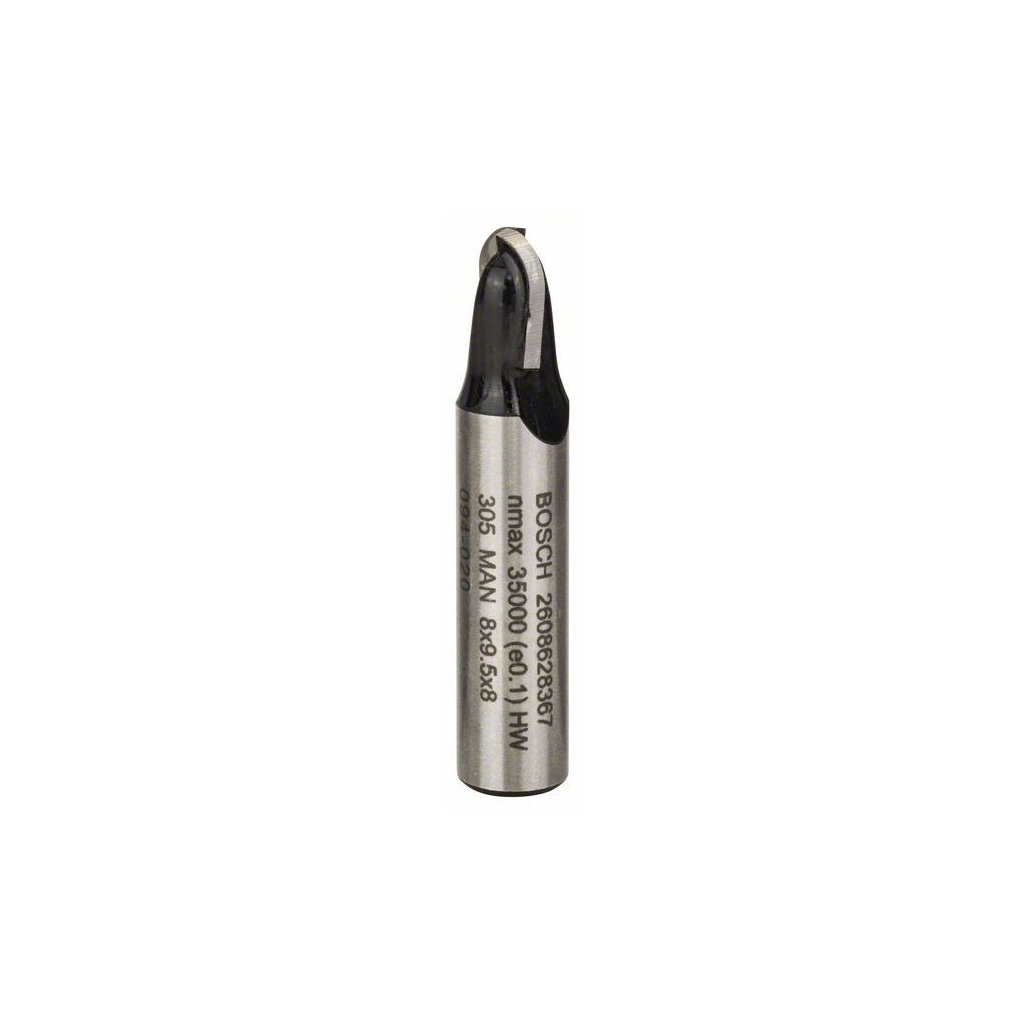 Фреза Bosch Professional галтельна, Std, S8, R4, D8, L9.2 (2.608.628.367) - зображення 2