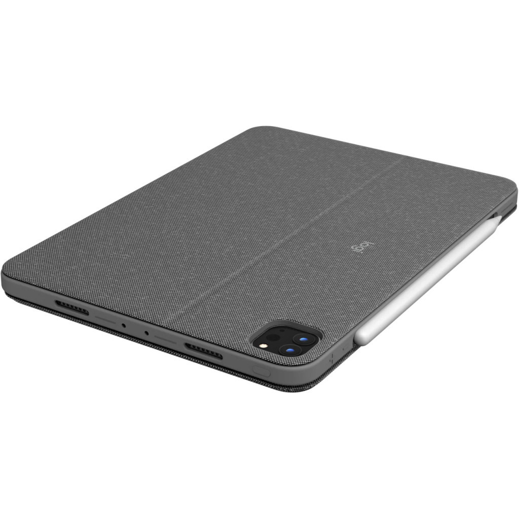 Чохол до планшета Logitech Combo Touch for iPad Pro 12.9-inch (5th generation) - GREY - UK (L920-010214) - зображення 5