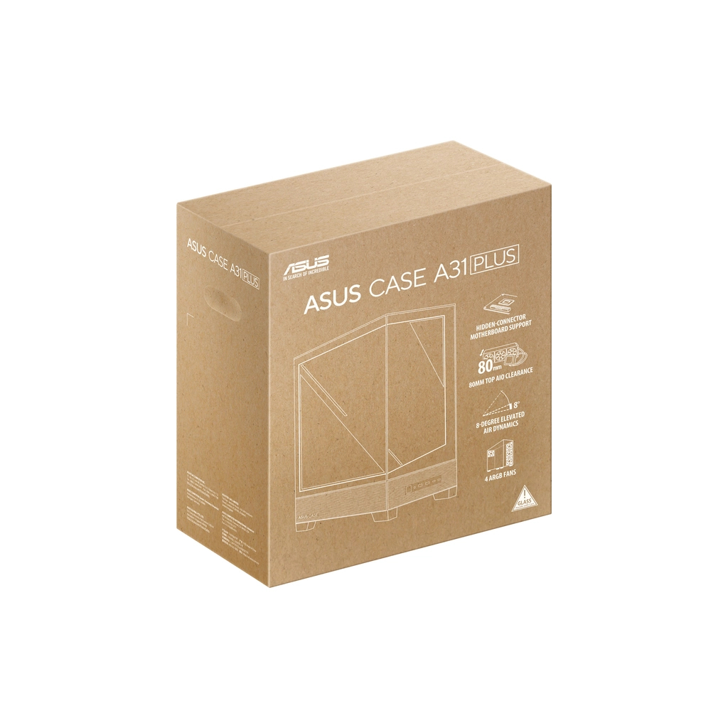 Корпус ASUS A31 Plus White Tempered Glass (90DC00R3-B19000) - зображення 12