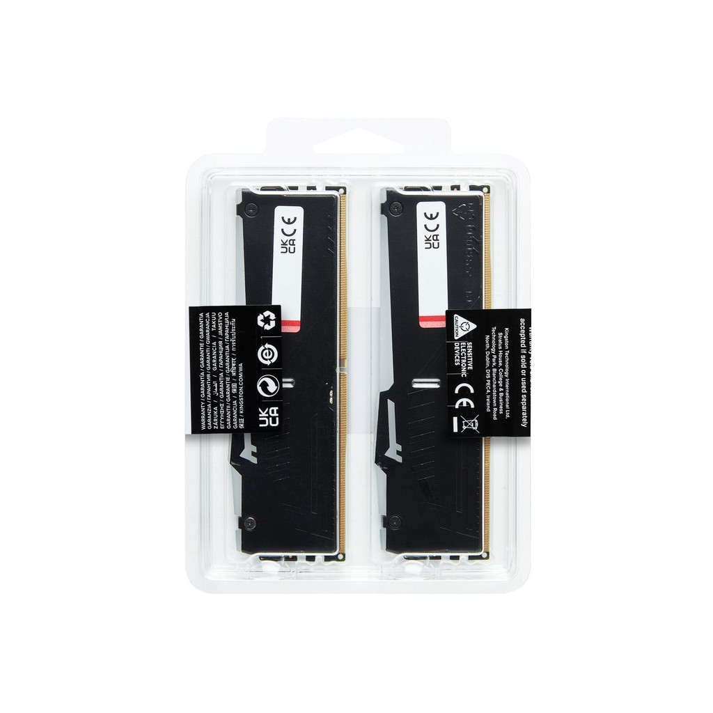 Модуль пам'яті для комп'ютера DDR5 64GB (2x32GB) 5600 MHz FURY Beast RGB Kingston Fury (ex.HyperX) (KF556C40BBAK2-64) - зображення 7