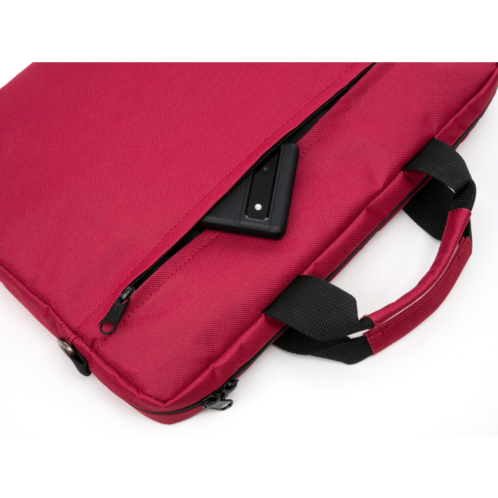 Сумка для ноутбука Vinga 15.6" NB1502 Burgundy, white print (NB1502UWBY) - зображення 6