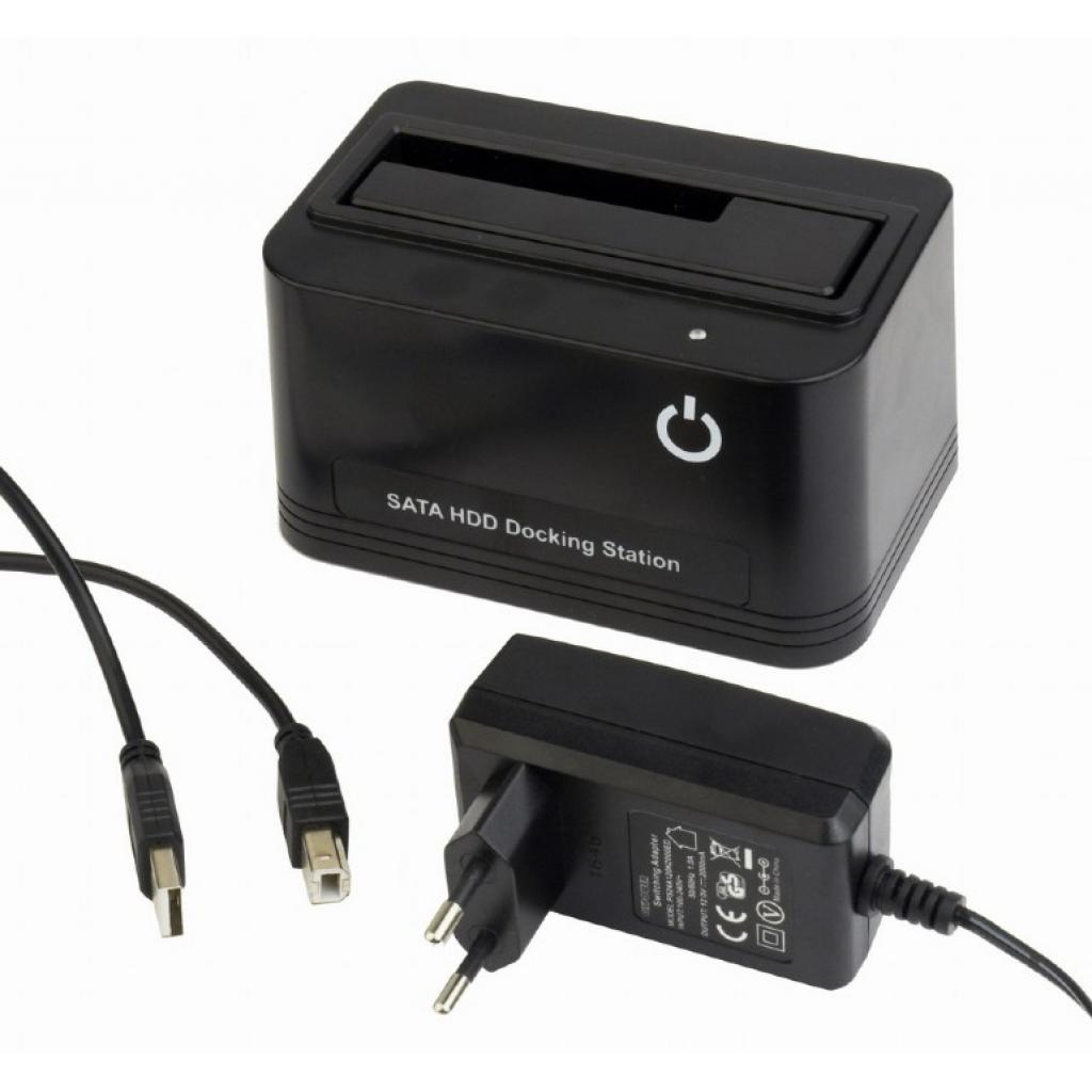 Док-станція для накопичувачів Gembird 2.5\3.5 SATA HDD, USB 2.0 (HD32-U2S-5) - зображення 3