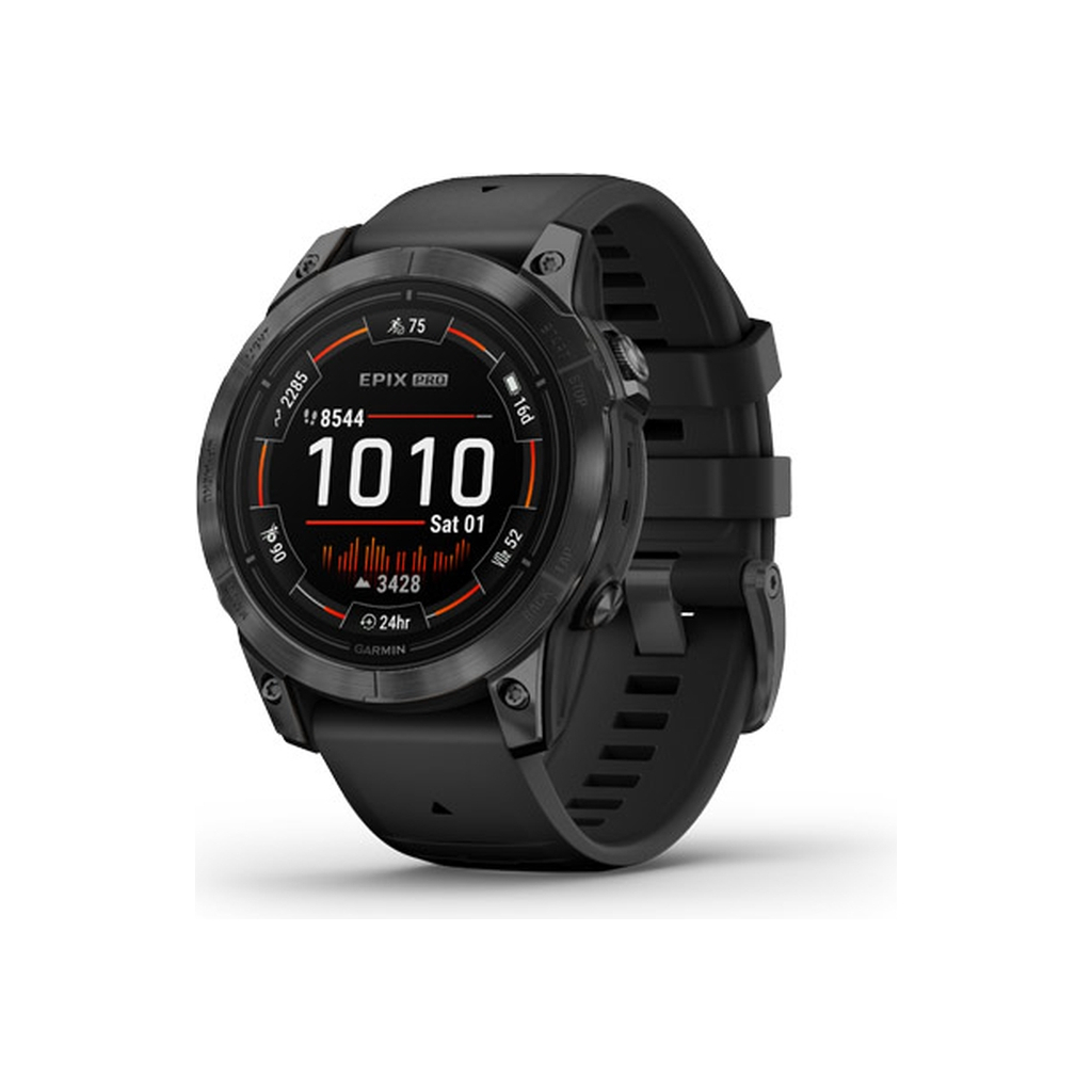 Смарт-годинник Garmin EPIX PRO (g2), 47, Glass, Slt Gray, Blk, GPS (010-02803-01) - зображення 1