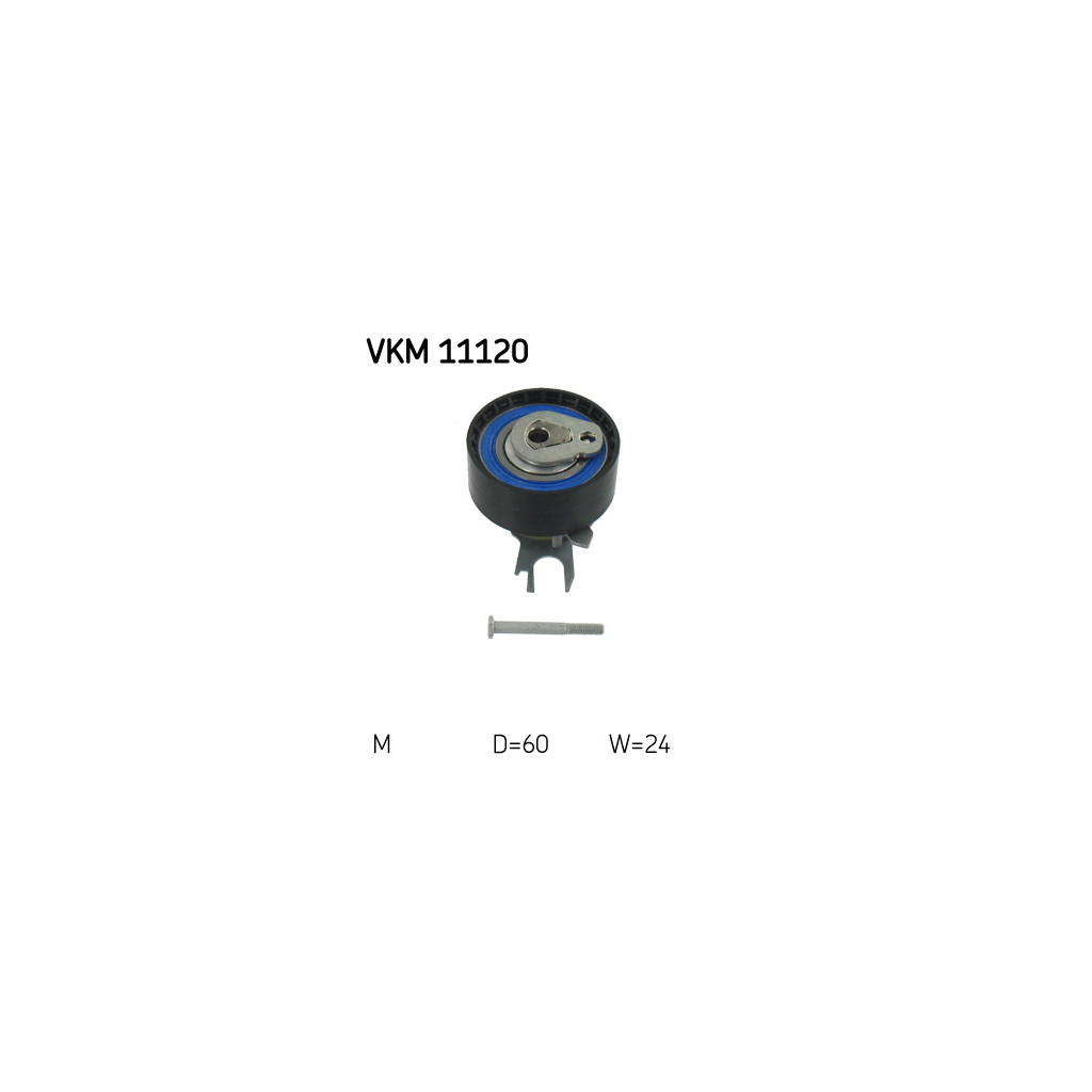 Ролик натягувача ременя SKF VKM 11120 - зображення 1