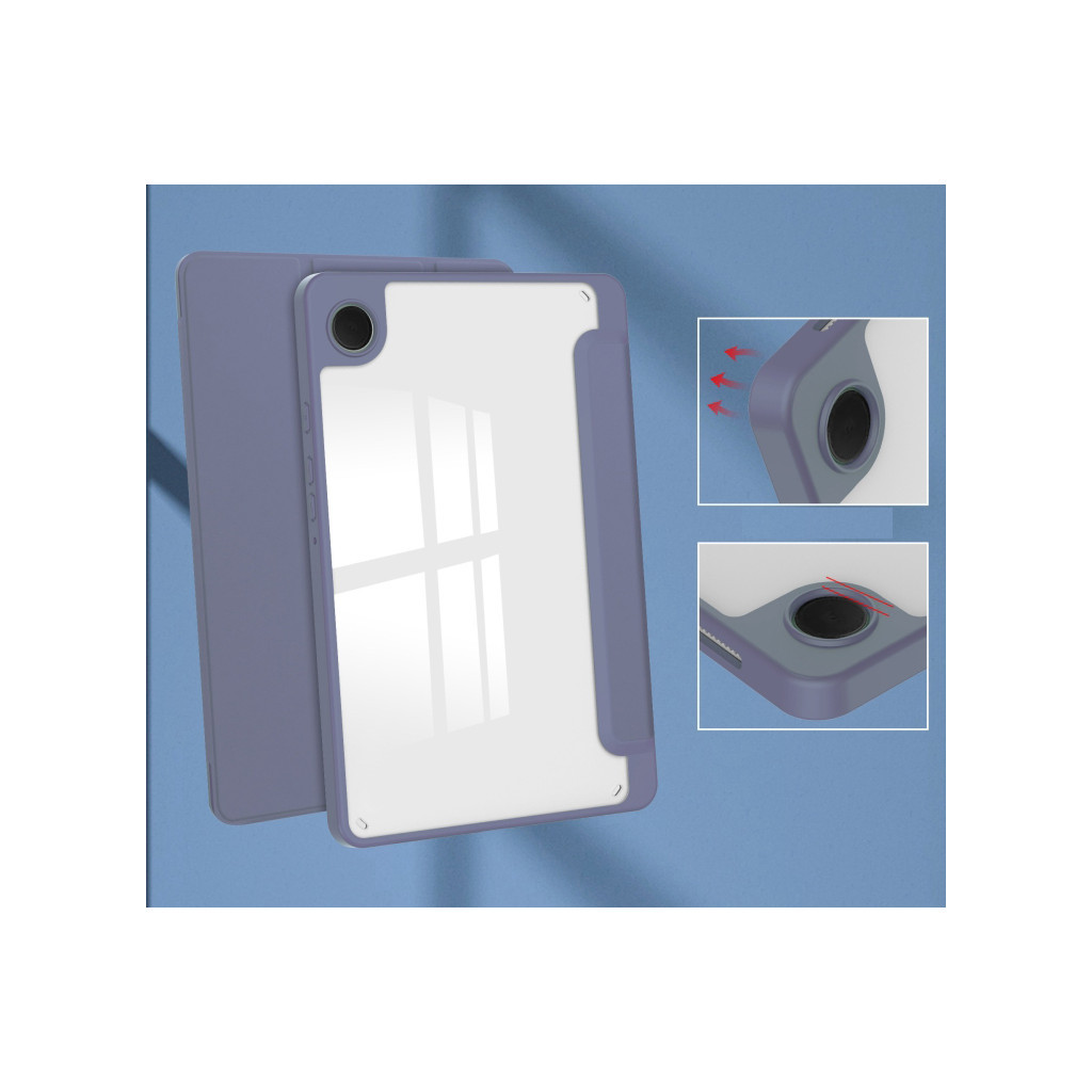 Чохол до планшета BeCover Soft Edge stylus holder Samsung Tab A9 SM-X115 8.7" Purple (710360) - зображення 5