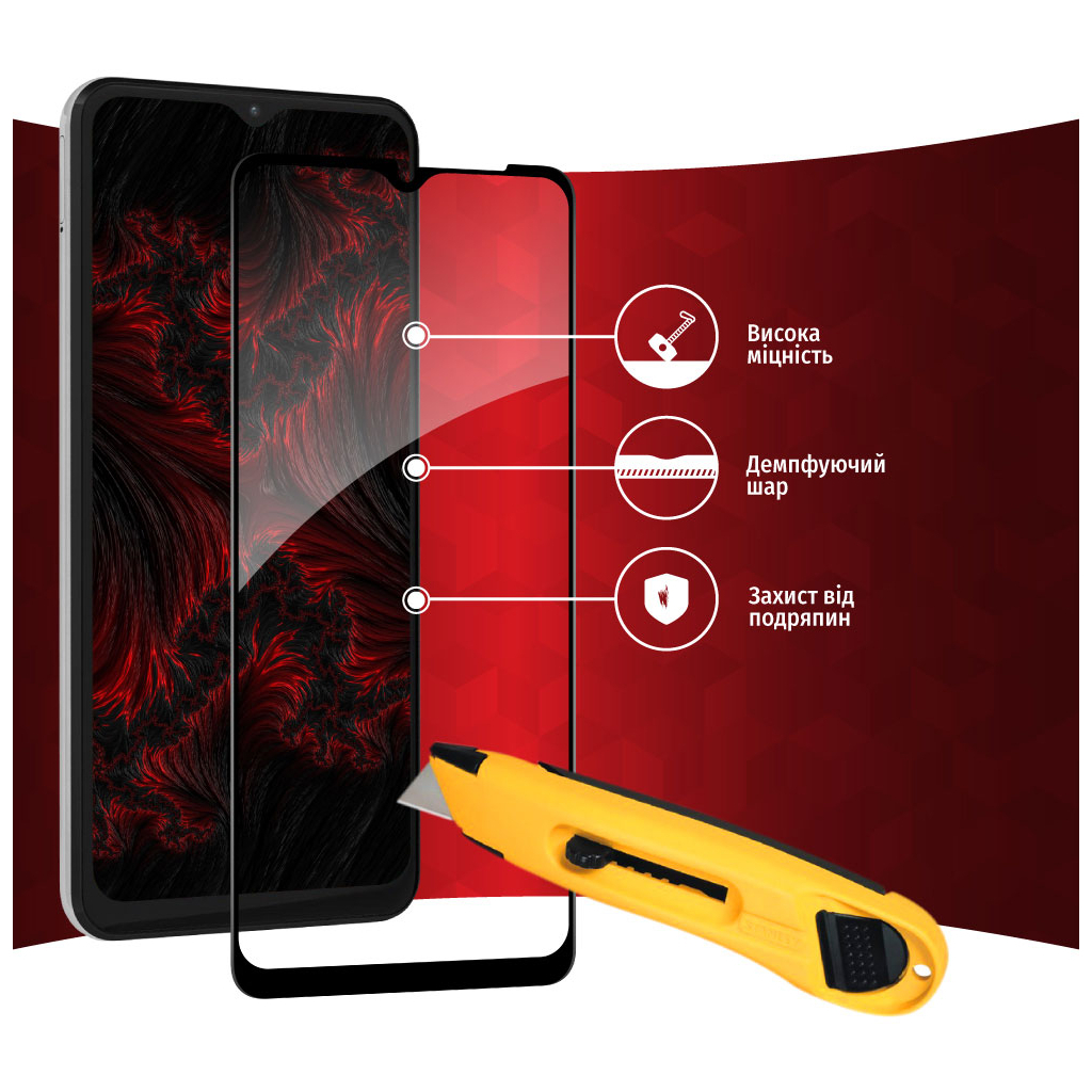 Скло захисне Intaleo Full Glue Samsung A04S (1283126544897) - зображення 4
