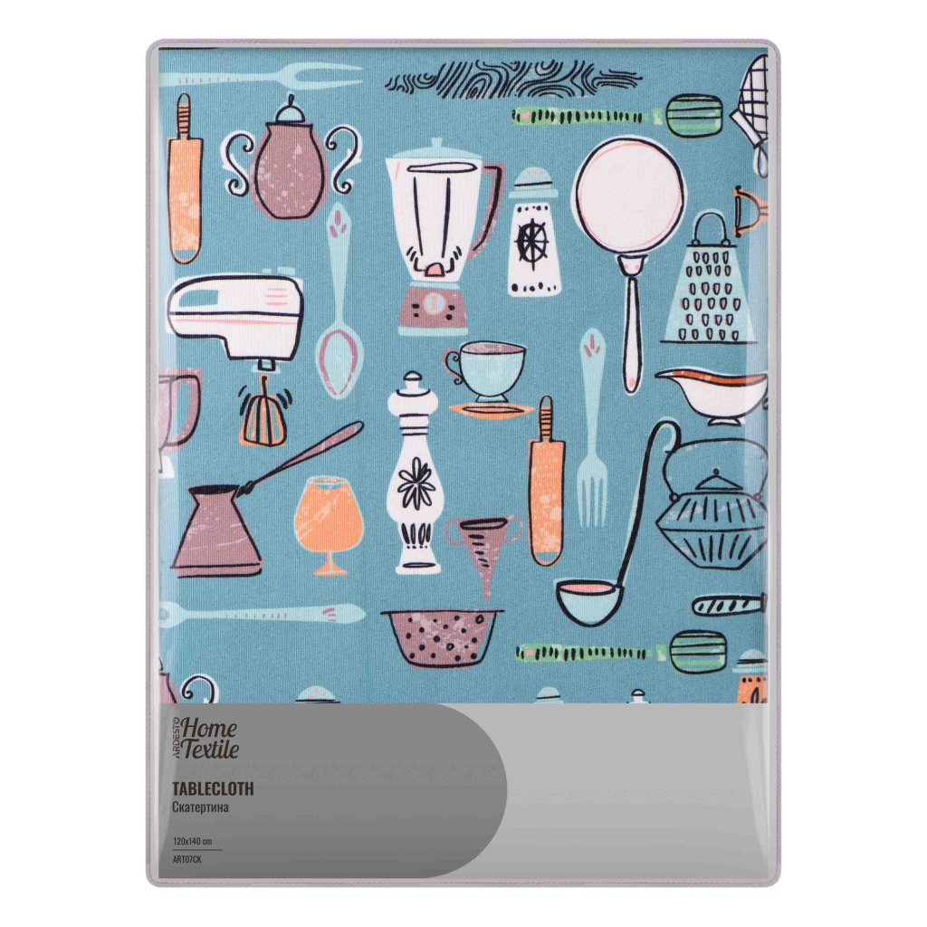 Скатертина Ardesto Cookery 90% поліестер, 10% бавовна 140х180 см (ART08CK) - зображення 1
