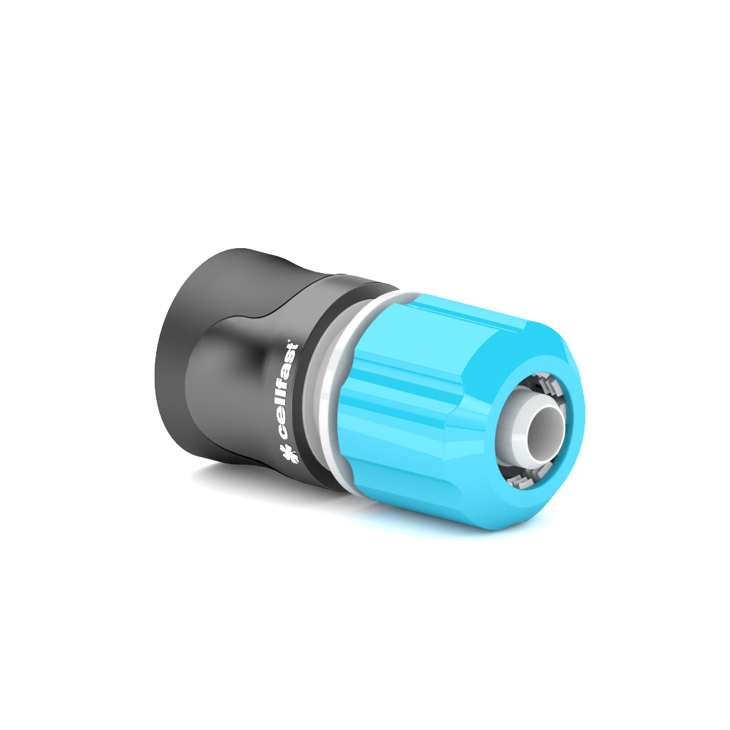 Конектор для шланга Cellfast ERGO 1/2" з аквастопом (53-120) - зображення 5
