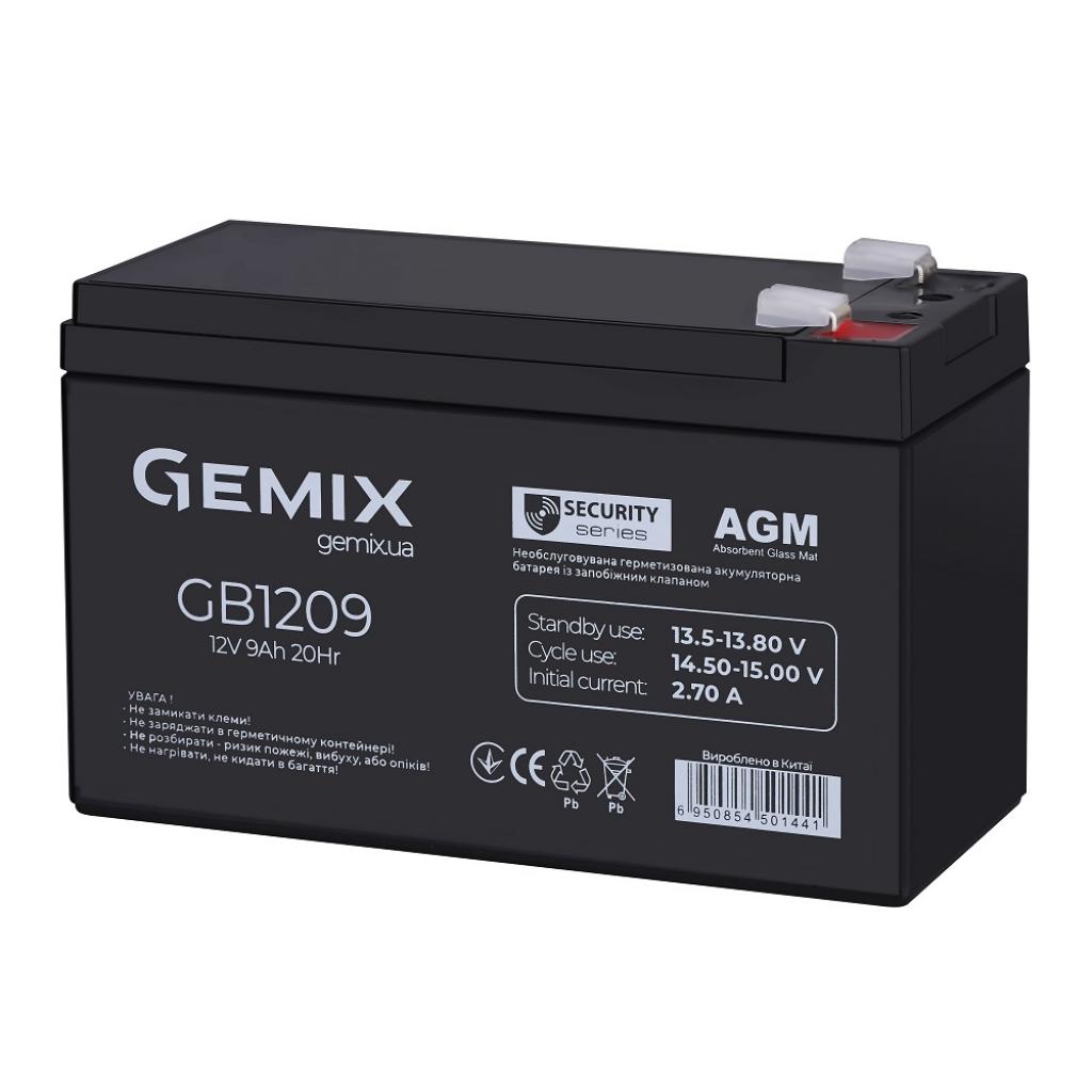 Батарея до ДБЖ Gemix GB 12В 9Ач (GB1209) - зображення 2