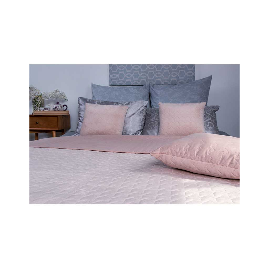 Покривало Руно двостороннє декоративне Velour Apricot 220х240 см (330.55_Apricot) - зображення 3