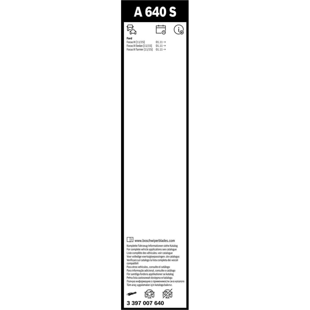 Щітка склоочисника Bosch 3 397 007 640 - зображення 5