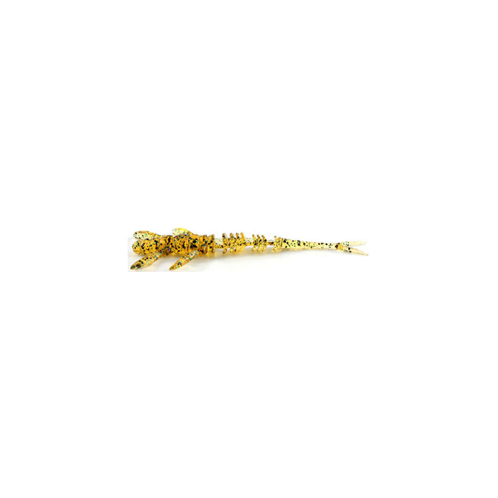 Силікон рибальський FishUP Flit 2" 036 - Caramel/Green&Black (9шт/уп) (1862.00.79) - зображення 1