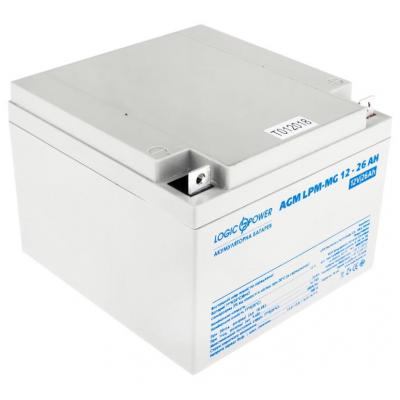 Батарея до ДБЖ LogicPower LPM MG 12В 26Ah (6557) - зображення 1
