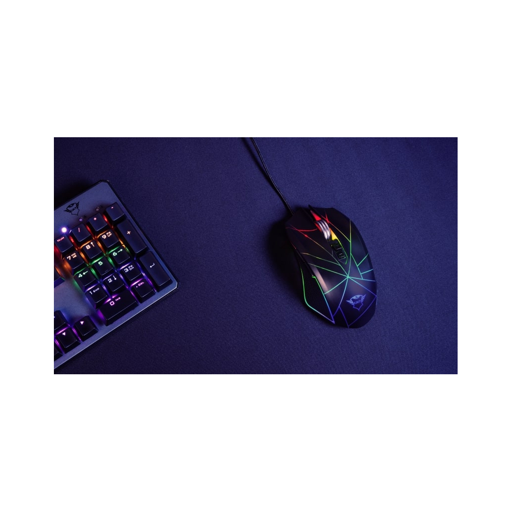 Мишка Trust GXT 160X Ture RGB Led USB Black (23797) - зображення 3