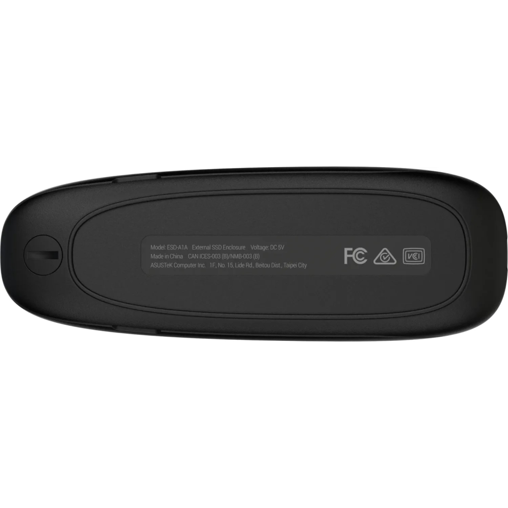 Кишеня зовнішня ASUS SSD PCIe NVMe M.2 2230/2242/2260/2280 USB Type-C 3.2 Gen 2x1 black (90DD02R0-M09000) - зображення 9