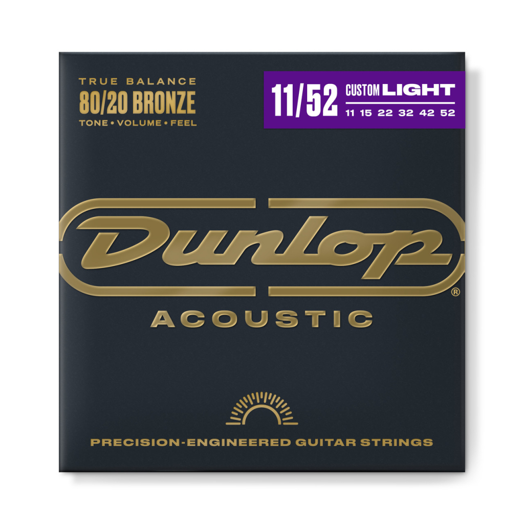 Струни для гітари Jim Dunlop 80/20 Bronze Acoustic Guitar Strings (11-52) (DAB1152) - зображення 1