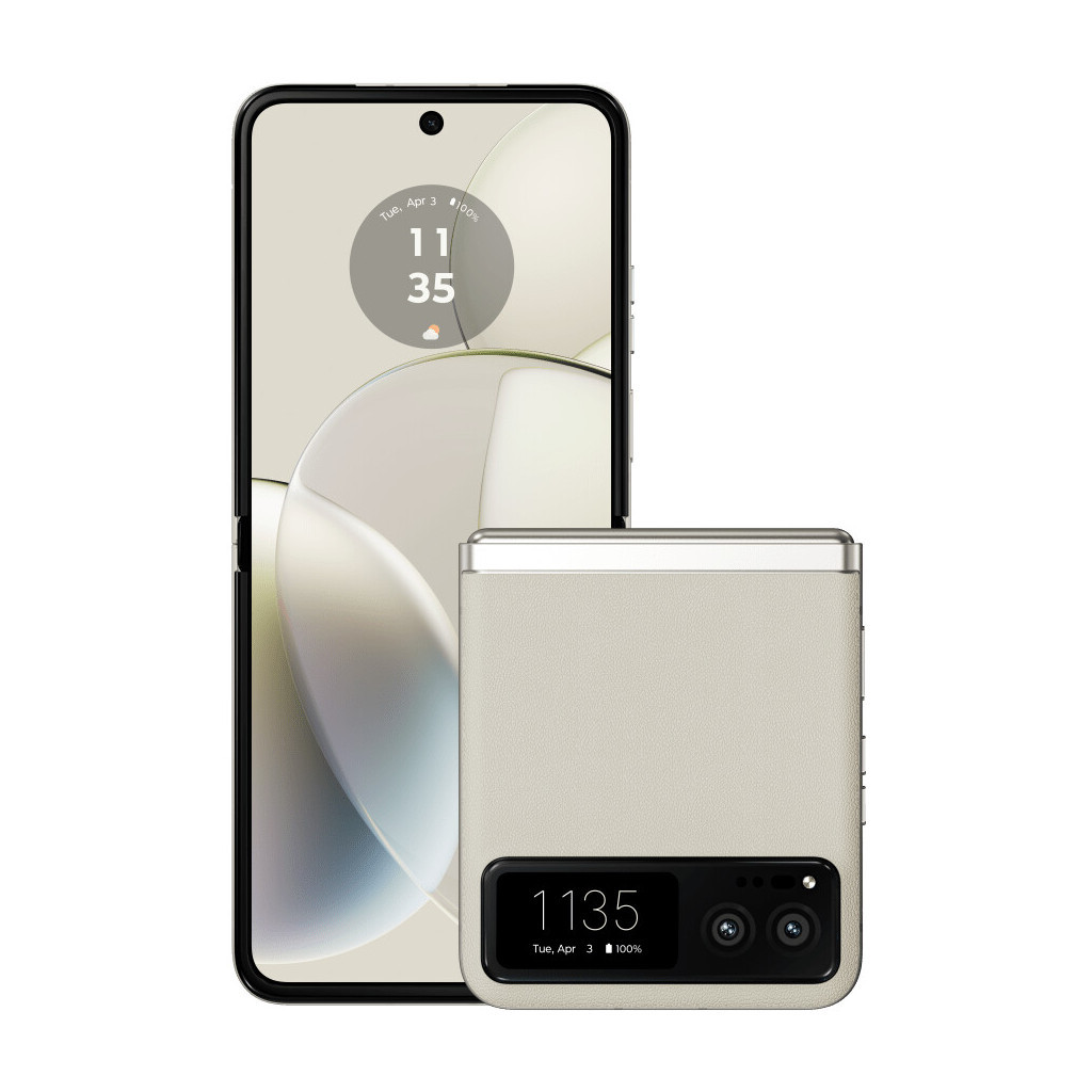 Мобільний телефон Motorola Razr 40 8/256GB Vanilla Cream (PAYA0047RS) - зображення 1