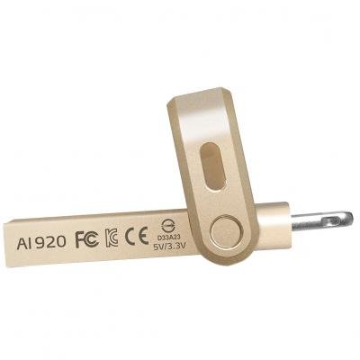 USB флеш накопичувач ADATA 64GB I920 Gold USB 3.1 Gen1/Lightning (AAI920-64G-CGD) - зображення 2