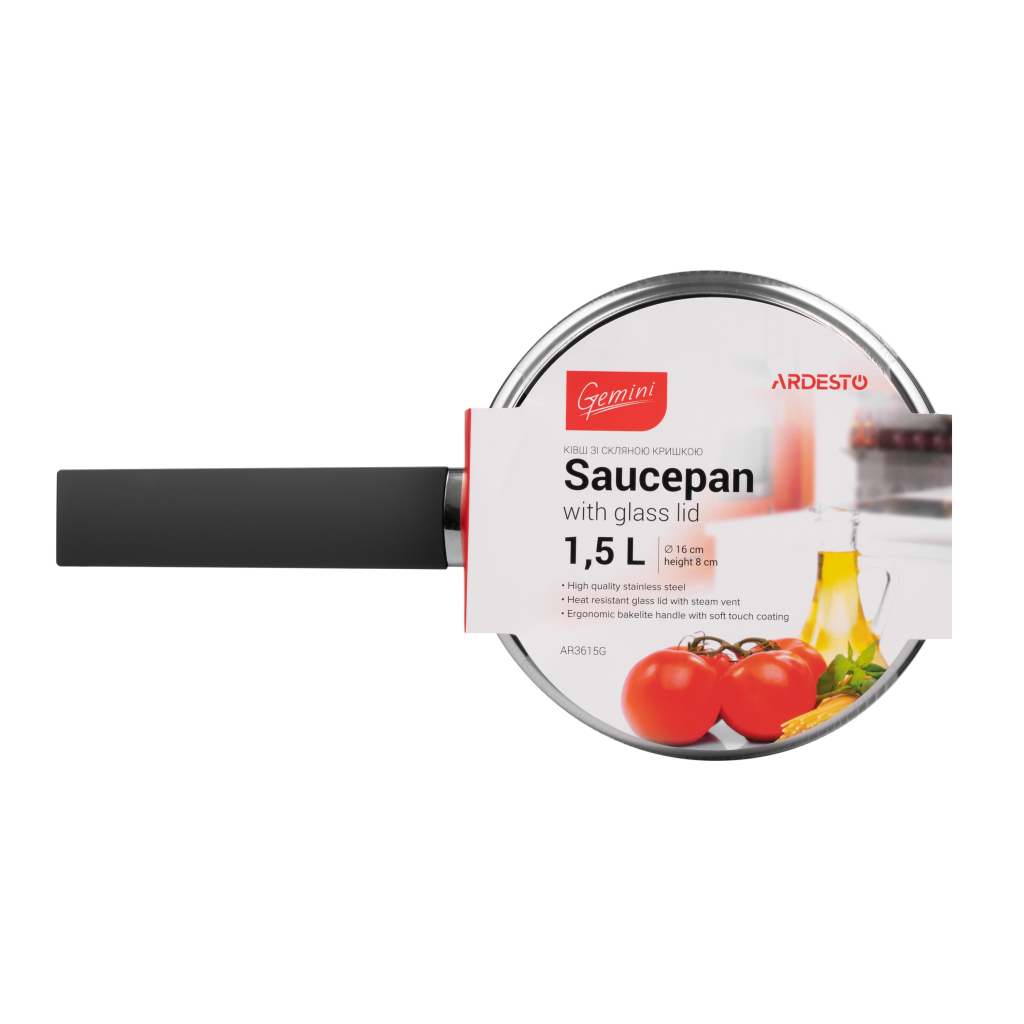 Ківш Ardesto Gemini 1.5 л (AR3615G) - зображення 4