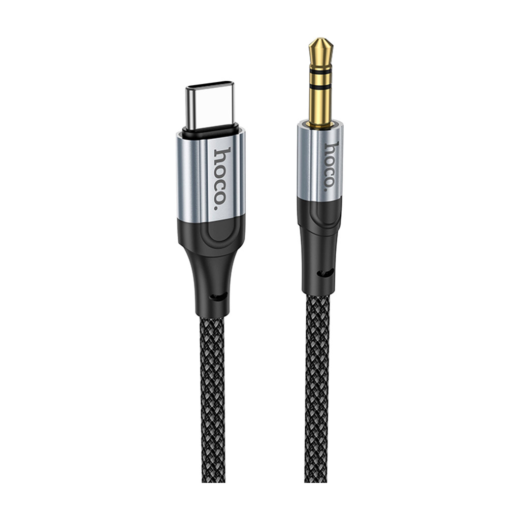 Кабель мультимедійний USB-C to 3.5mm M 1.0m Black HOCO (6942007608824) - зображення 2