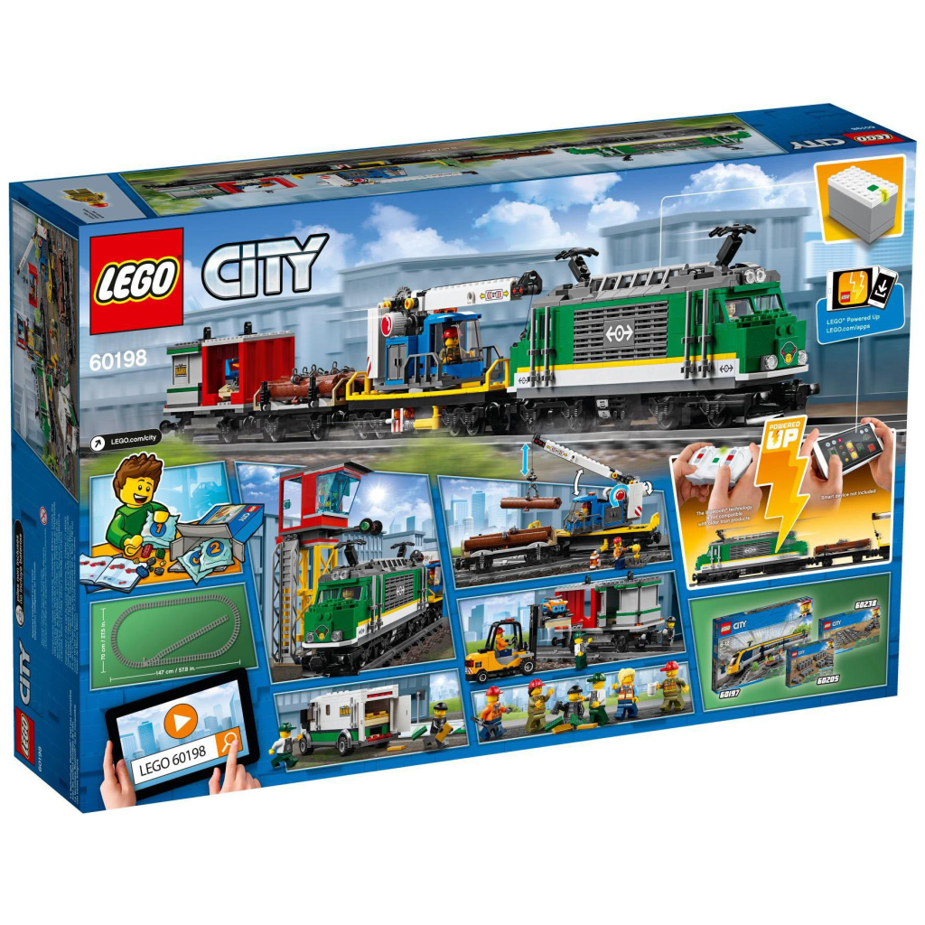 Конструктор LEGO CITY Вантажний потяг (60198) - зображення 12