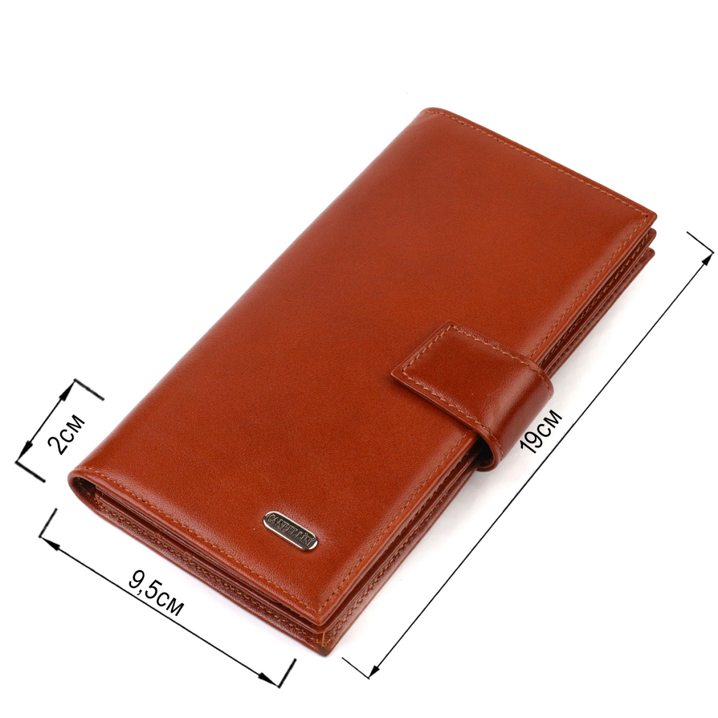 Портмоне Canpellini З натуральної шкіри Коричневе (21721) - зображення 3