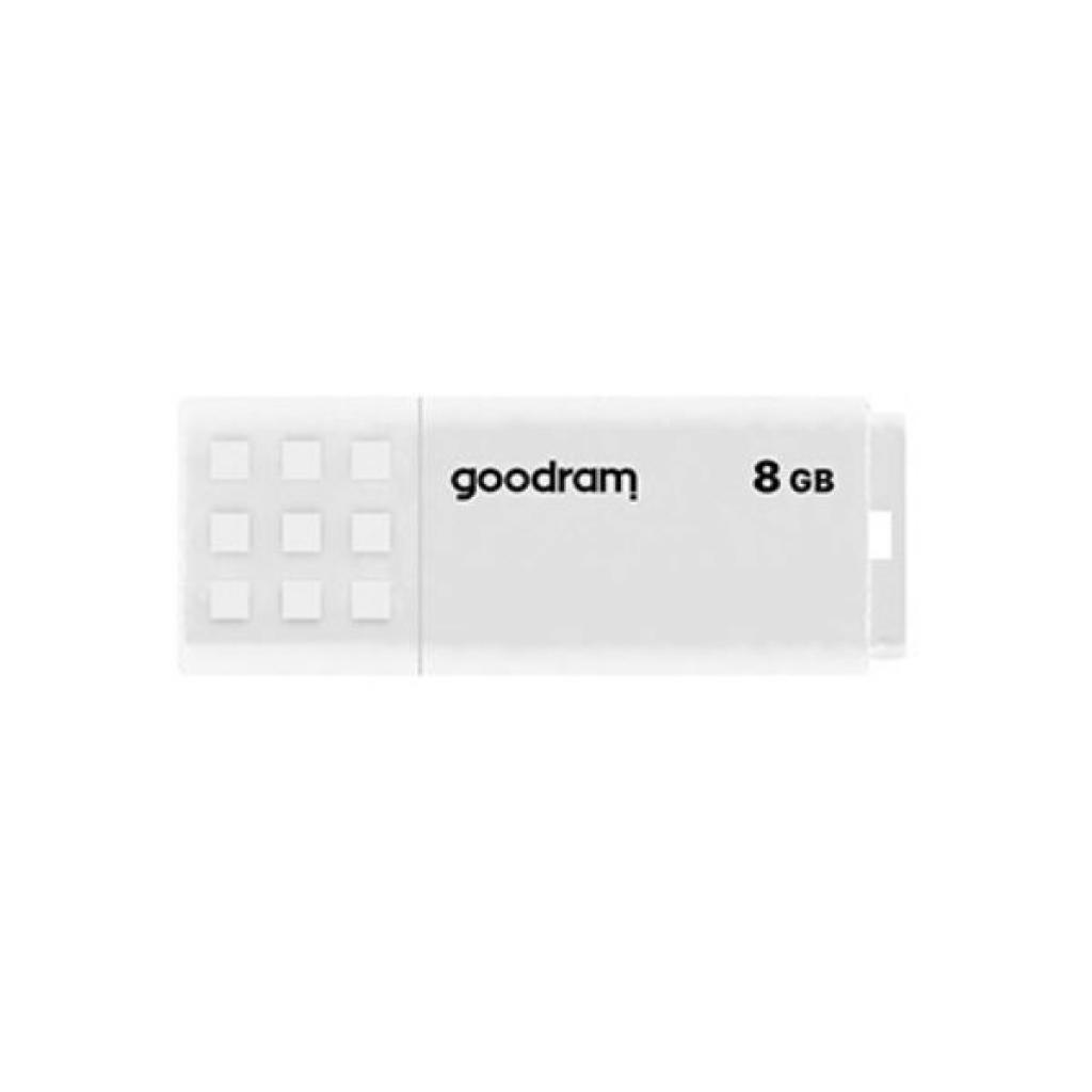USB флеш накопичувач Goodram 8GB UME2 White USB 2.0 (UME2-0080W0R11) - зображення 1