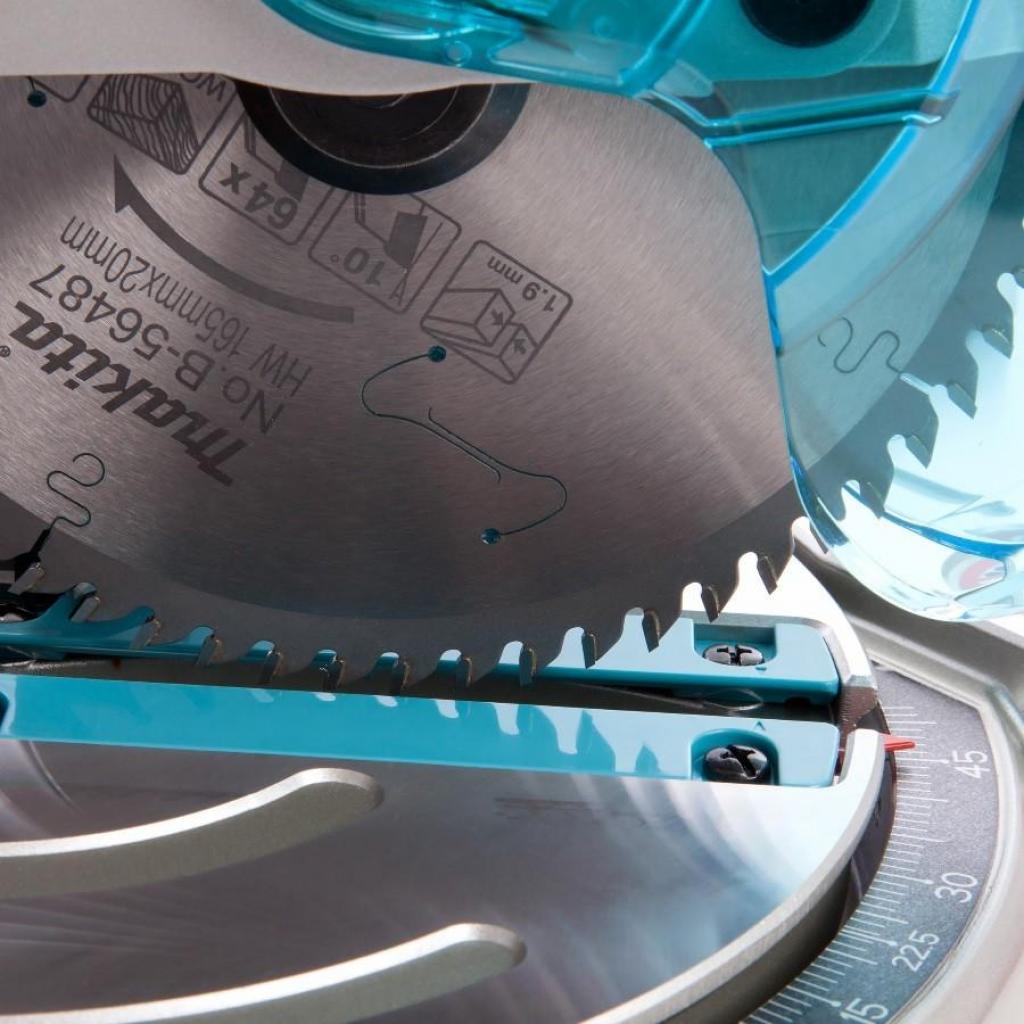 Торцювальна пила Makita LXT, 165мм (без АКБ и БП) (DLS600Z) - изображение 8