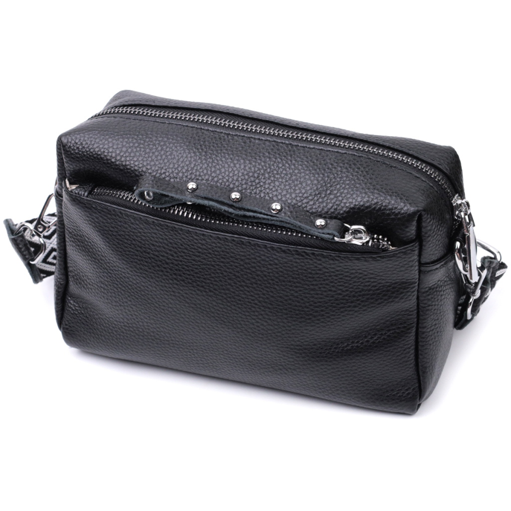 Сумка Vintage Жіноча шкіряна Чорна (22654) - зображення 2