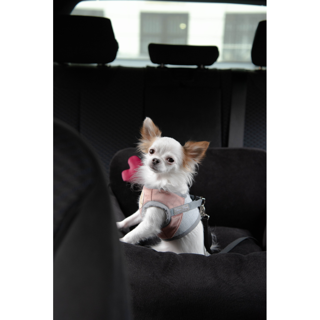 Автомобільне крісло для тварин Chloe's Home Paris M/L 65х45 см чорне (CLH1004) - зображення 3