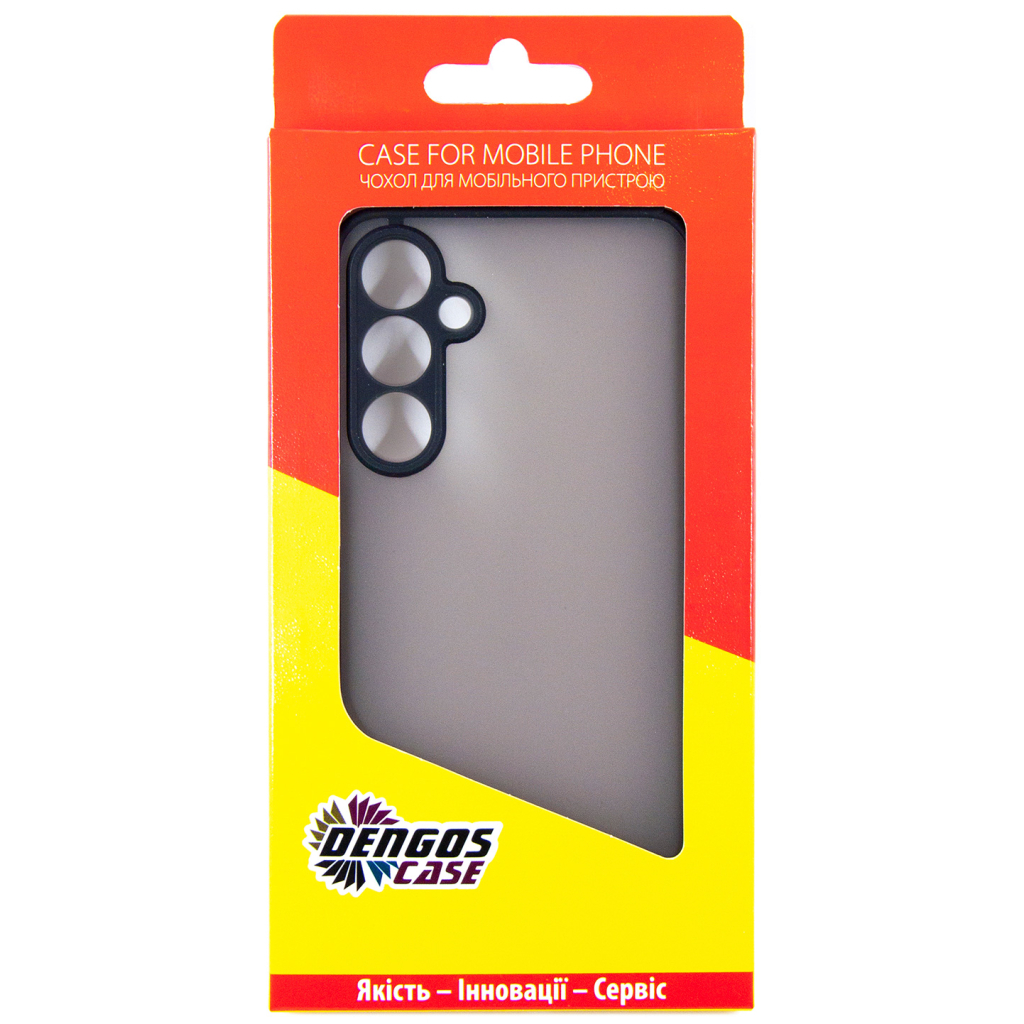 Чохол до мобільного телефона Dengos Matte Samsung Galaxy S23 FE (black) (DG-TPU-MATT-131) - зображення 5