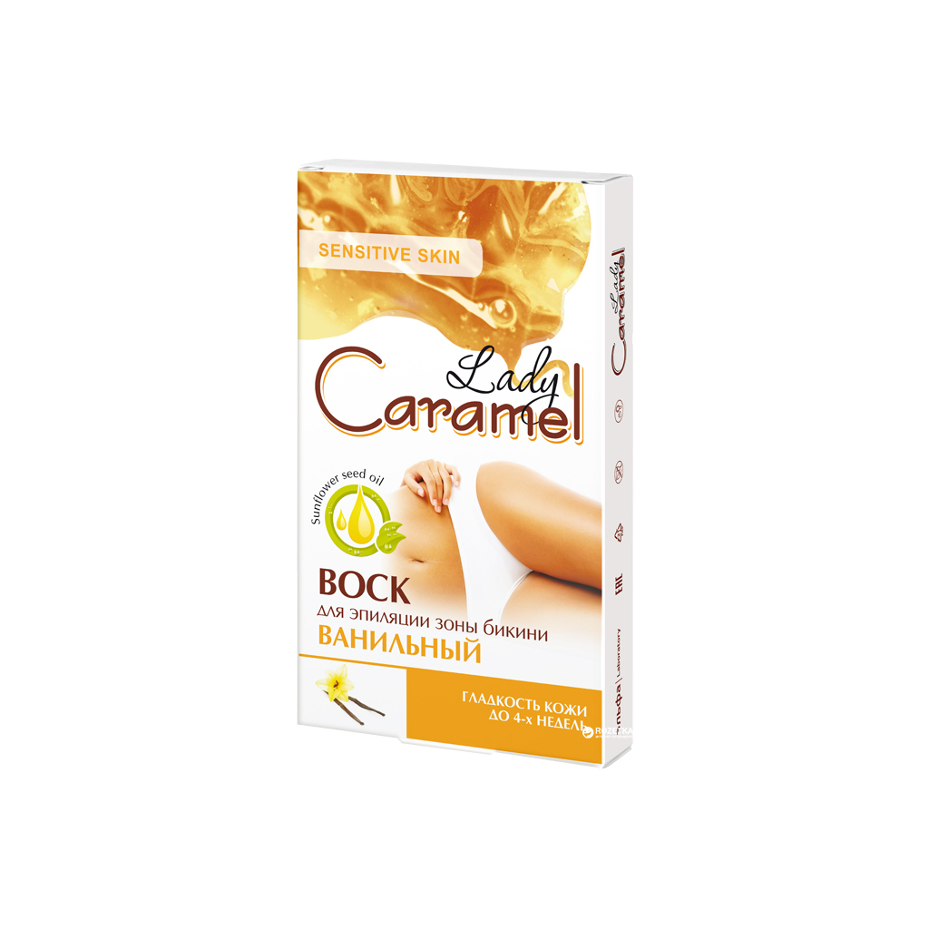 Воскові смужки Caramel Ванільні для зони бікіні 12 шт. (4823015923203) - изображение 1