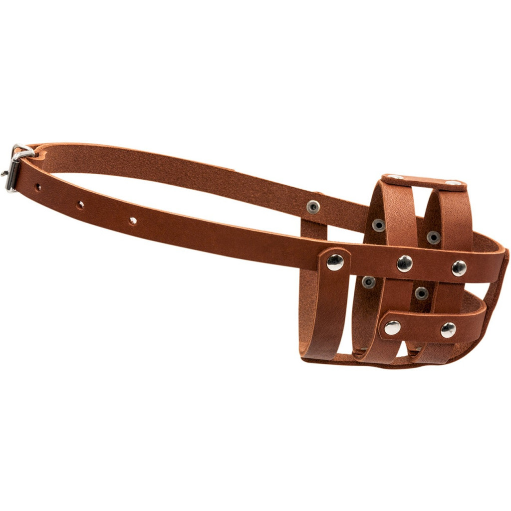 Намордник для собак Collar м'який №0 (спанієль) коричневий (06336) - зображення 1