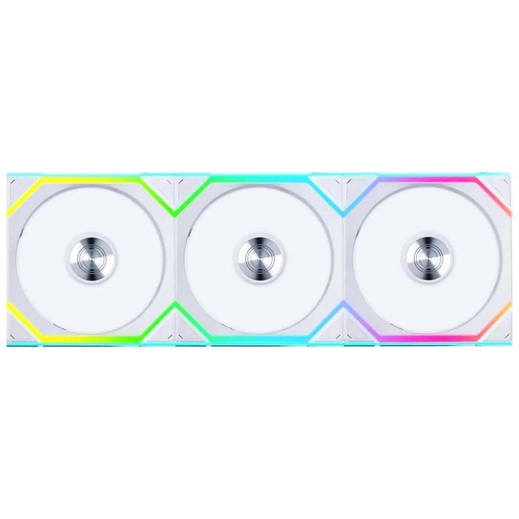 Кулер до корпусу Lian Li Uni Fan SL WIRELESS 120-3 REVERSE BLAD (G99.12RSL1W3W.00) - зображення 1