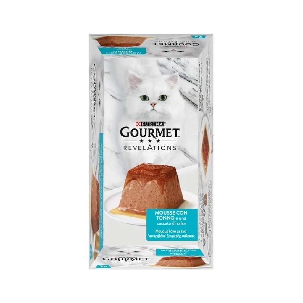 Паштет для котів Purina Gourmet Revelations мус з тунцем 2х57 г (8445291938014) - зображення 3