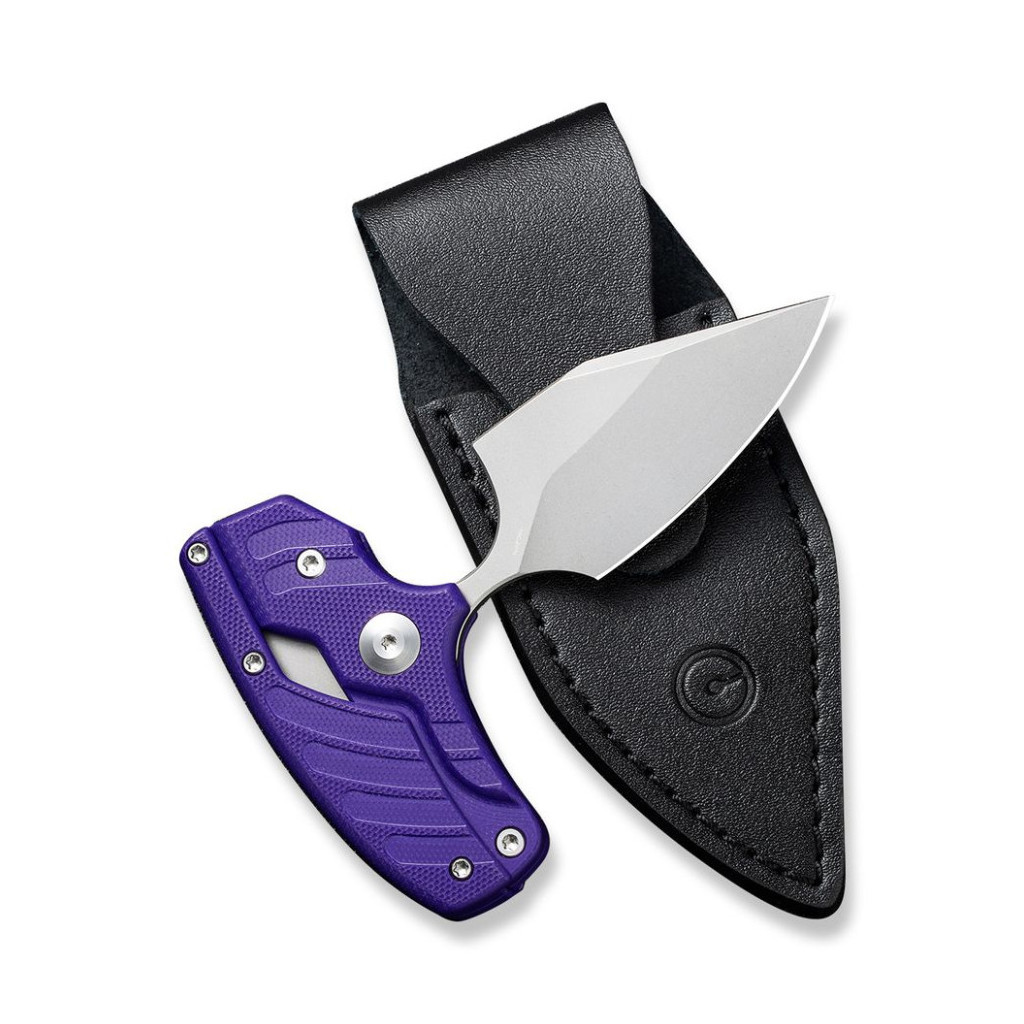 Ніж Civivi Typhoeus Fixed Blade Stonewash Purple G10 (C21036-2) - зображення 6