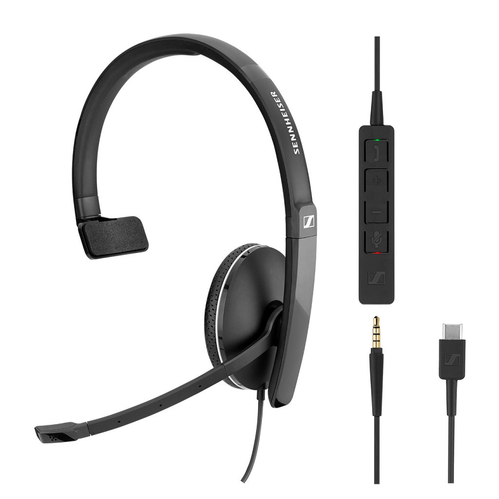 Навушники Sennheiser SC 135 USB-C / 3.5mm Mono (508355) - зображення 1