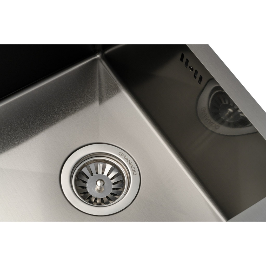 Мийка кухонна GRANADO Under top STEEL S201 black (GS08201B) - зображення 5
