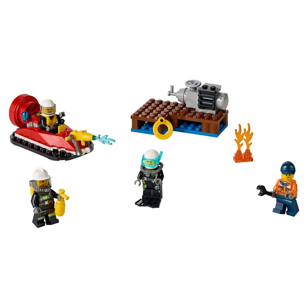 Конструктор LEGO City Fire Набір для початківців Пожежна охорона (60106) - зображення 2
