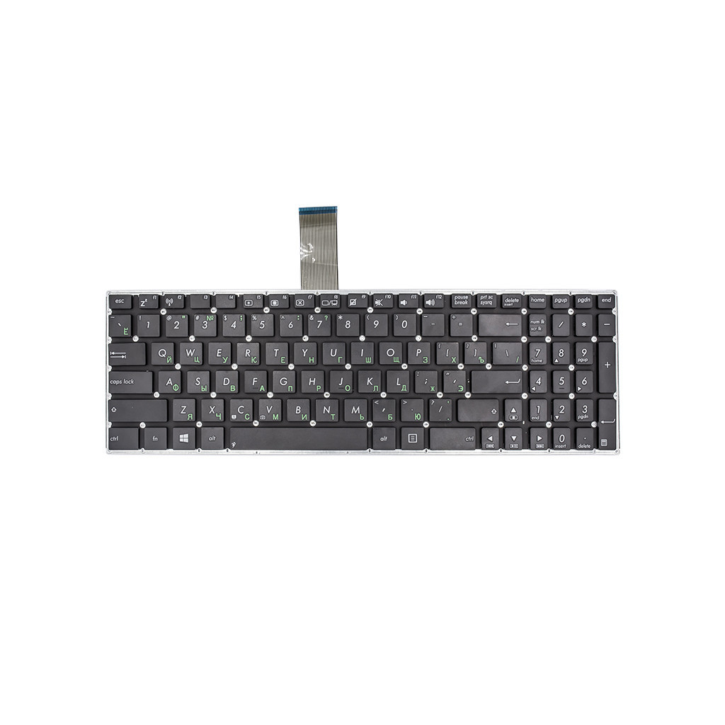 Клавіатура ноутбука PowerPlant ASUS X501, X550 чорна (KB310814) - зображення 1