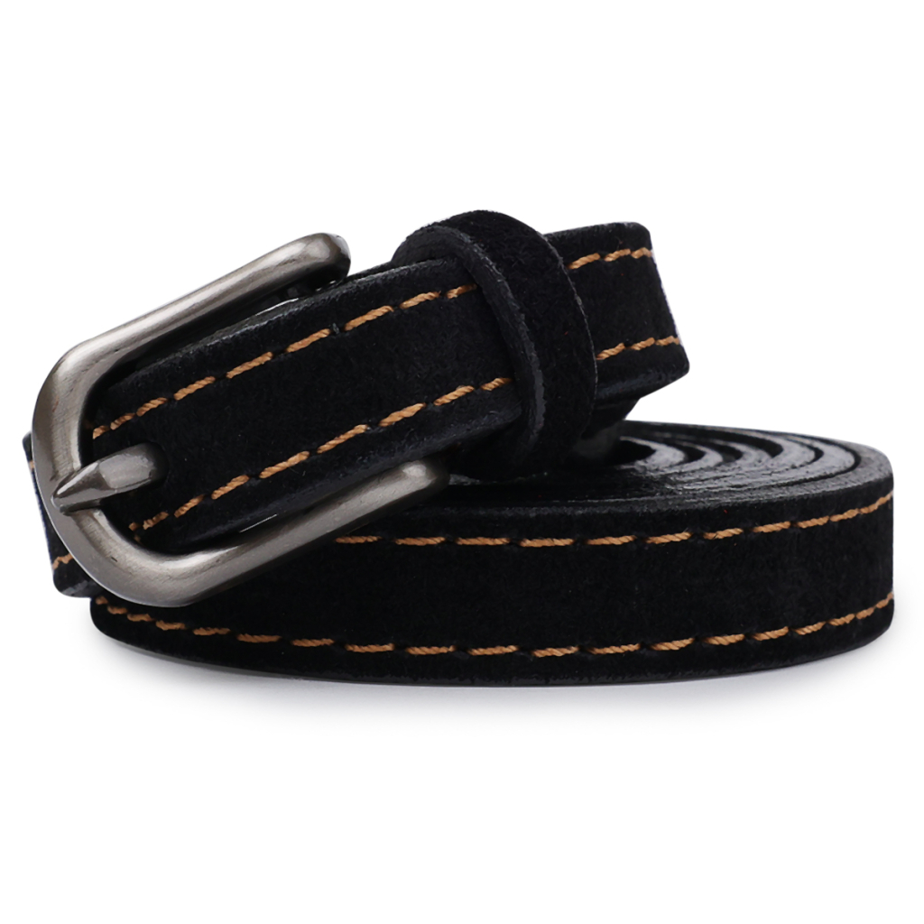 Ремінь Vintage Замшевий жіночий Чорний (20772) - зображення 2