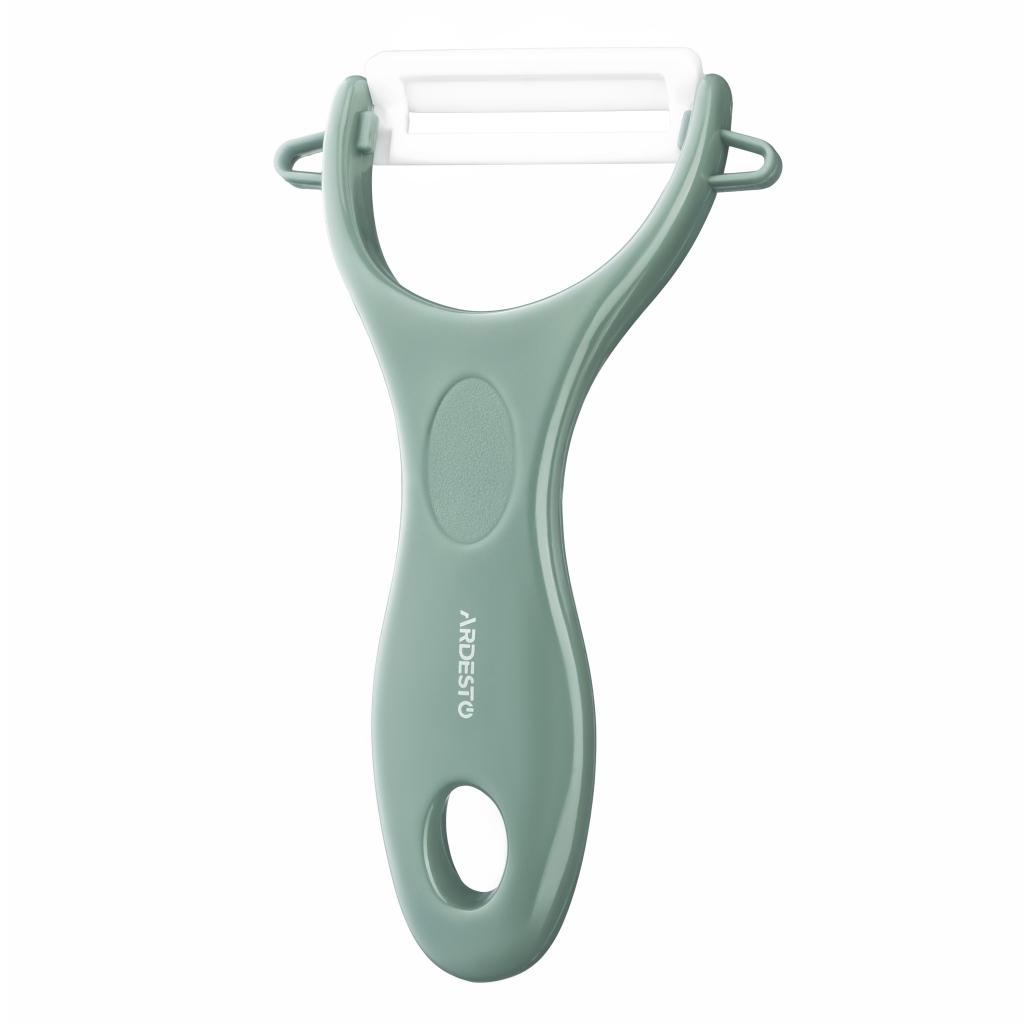 Овочечистка Ardesto Fresh, кераміка, пластик, зелений (AR8340GR) - зображення 1